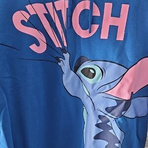 Disney Blue and Pink Stitch Hoodie